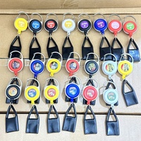 Meilleures ventes : Accessoires pour briquet porte-clés portable, 30 pièces/boîte, incluant cordons de sécurité et étuis de briquet à enrouleur, modèles variés