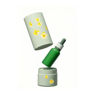 Emballage écologique en tube de papier pour soins de la peau et parfums, boîte cylindrique haut de gamme, protection anti-rayures et anti-plis pour flacon - Product Image 2