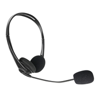 Casque USB binaural filaire pour centre d'appels, microphone à double oreille avec suppression du bruit, Plug & Play, cordon de 2 m pour PC, ordinateur, bureau