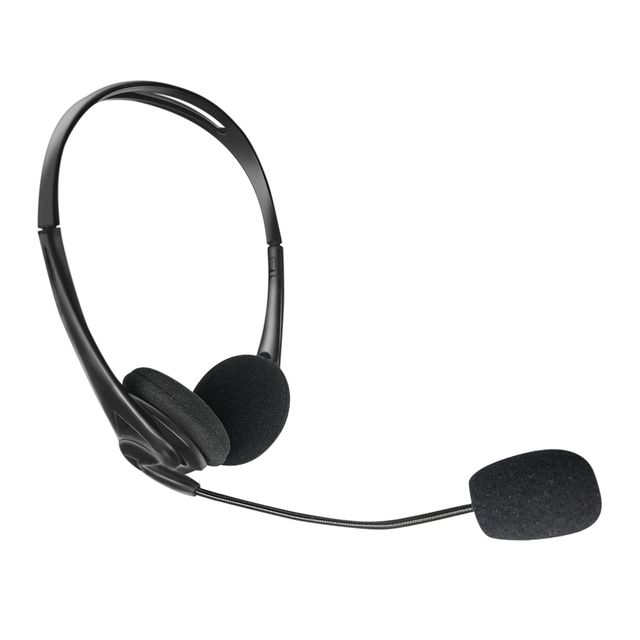 Binaural USB Call Center Headset Wired Dual Ear Noise Cancelling Microphone Plug & Play 2m Cord for PC Computer Office