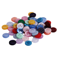 Boutons de chemise en résine perlée nacrée à dos plat, 4 trous, 21 couleurs, taille personnalisable, pour chemises homme et femme