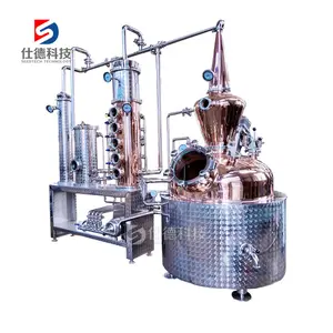 500L 800L 1000L Whiskey Gin Vodka Brandy Bubble Plates Alcohol Distiller Distillery Equipment