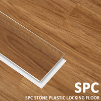 Neues Design Selbst klebender SPC-Bodenbelag Wasserdichte und schall dichte PVC-Vinyl planke Leicht zu reinigendes Interieur