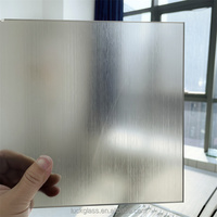 Motif de branche de Shahe verre flotté teinté gris semi-transparent décoratif verre dépoli gravé à l'acide satiné prix 12mm