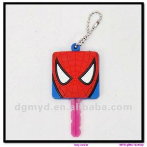 Động vật mới chó mèo chìa khóa bao gồm dễ thương Anime Silicone móc khóa phụ nữ hài hước động vật chủ chìa khóa mũ Móc Chìa Khóa trẻ em Quà tặng - Product Image 5