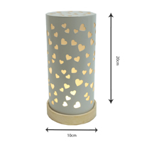 Cadeau romantique métal décoration de la maison en forme de coeur lumières Usb lampe de Table Usb métal lampe de Table pour chambre