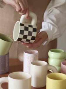 Bán buôn xu hướng mũm mĩm Bộ sưu tập cao thẩm mỹ Cốc gốm cho nhà cà phê - Product Image 2