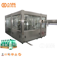 Tam Set tam otomatik 120 bpm meşrubat dolum makinesi üretim hattı kola şişeleme dolum gazlı Soda tesisi