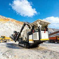 Trituradora de Piedra Móvil para Ríos, para la Regulación de Canales Fluviales, con Protección IP65 a Prueba de Agua, Funcionamiento Estable, Equipo de Minería