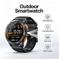 Reloj Inteligente GPS para Hombre K67 2026, con Brújula, Altímetro, Llamadas Bluetooth, Esferas Personalizables, Resistente al Agua IP68, Monitor de Actividad Física, Logotipo Personalizable Disponible