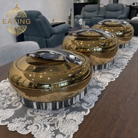 Ensemble de luxe direct usine 4L+5L+6L – Chauffe-plats de buffet et boîtes repas isothermes en ABS et acier inoxydable