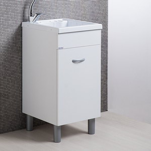 Lavabo in truciolato 60x60x90cm con vasca in ABS - Categoria Prodotto: Lavabi - Product Image 3