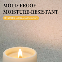 Peinture artistique inorganique à faible teneur en COV, résistante à l'humidité, lavable, longue durée, anti-moisissure, texture pierre calcaire pour façade