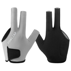 Gants de <span class=keywords><strong>billard</strong></span> à trois doigts unisexes respirants de haute qualité à <span class=keywords><strong>bande</strong></span> élastique, couleur unie personnalisée, vente chaude - Product Image 1
