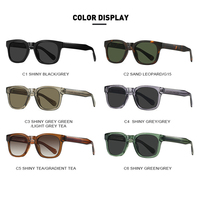 Lunettes de soleil carrées classiques PC+CP 2025 – Personnalisation de logo tendance – Lunettes unisexes avec monture en métal CP pour hommes et femmes