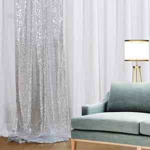 <span class=keywords><strong>ผ้า</strong></span><span class=keywords><strong>ม่าน</strong></span>ปักเลื่อมสีเงิน3มม. ทำจากโพลีเอสเตอร์100% ถ่าย<span class=keywords><strong>ภาพ</strong></span>ปาร์ตี้งานแต่งงานแบบถอดออกได้ - Product Image 1