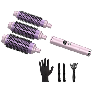 Usine En Gros Curling Céramique Tourmaline Ionique Fer À Friser <span class=keywords><strong>Brosse</strong></span> Volumisante Chauffage Rapide <span class=keywords><strong>Brosse</strong></span> Thermique Chaude - Product Image 3