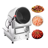 Machine de cuisson à tambour 360 pour cuisine domestique Machine de cuisson électrique automatique pour légumes Robot Wok Machine de cuisson