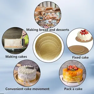 Cake Boards Drum Circle Cardboard Base Cake Board Rounds White 6 8 10 Food Cardboard Paper Or Custom Cake Board 12 Inch