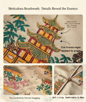 Vente directe usine – Tissu 100 % pure soie avec motif brocart urbain – Vente en gros de tissu de soie tissé chinois traditionnel de luxe
