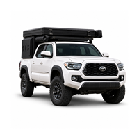 Porte arrière coulissante pour camping-car de camion Ranger Hilux D Max en alliage d'aluminium pour le camping hors route
