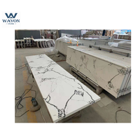 Dalle de quartz artificiel Dream Gold pour la cuisine et le comptoir de vanité Décoration intérieure des sols et des murs Quartz Wayon