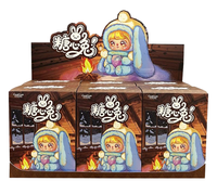 Sugar Heart Lily Rabbit Town Warm Whispering Series Llavero de Peluche Sorpresa, Figura de Juguete Artístico de Moda, Mini Peluche, Colgante para Bolso