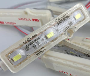 Samsung <span class=keywords><strong>LED</strong></span> mô-đun <span class=keywords><strong>3</strong></span> mắt dải trang trí IP68 Hàn Quốc Đèn 1.5W 12V không thấm nước Neon hộp 5730 SMD cửa hàng biểu ngữ tạo nên - Product Image 3