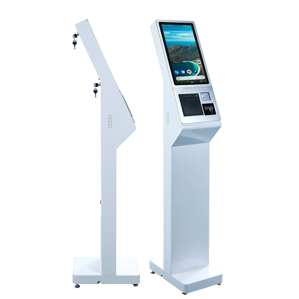 15" 22" order kiosk touch screen self service payment for Bank/Commercial Building