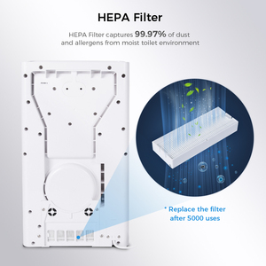 Moteur de brosse à grande vitesse mural commercial 10S Séchage rapide Double capteur latéral Sèche-mains électrique à jet automatique - Product Image 4