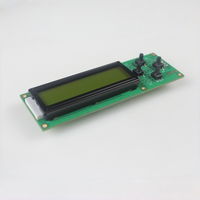 Modul Layar LCD Dot Matrix 16x2 Karakter Mode Kuning-Hijau Mode Biru Antarmuka RS232 Modul Layar LCD untuk PC Gateway