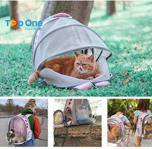 Mochila de astronauta Top One para gato, bolsa de transporte de mascotas plegable expandible suave de burbujas grandes, bien ventilada, entretenimiento deportivo bonito - Product Image 5