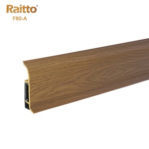 F80-A, RAITTO Trắng PVC Ốp Chân Tường Nhựa Baseboard Với Clip - Product Image 5
