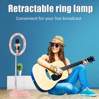 Anneau lumineux Led rétractable, nouveauté, Portable, 10 pouces, pour photographie, Selfie, manga, anneau de lumière
