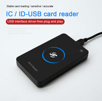 Lector RFID de Escritorio con Interfaz USB IC de 13.56Mhz, Lector RFID NFC de Solo Lectura