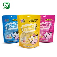 Standbeutel für Gummibärchen Kundenspezifisch Bedruckte Joghurt-Lollipop-Verpackung Plastikbeutel