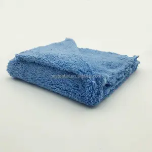 New Cheap 500 GSM 40 Cm X 40 Cm Soft Plush Edgeless Microfiber Towel For Car Wash Auto Detailing Buffing Cleaning Cloth