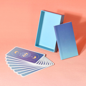 <span class=keywords><strong>Cartas</strong></span> de <span class=keywords><strong>Tarot</strong></span> Personalizadas Premium, Papel de Núcleo Negro de 330 g/m², Laminado, Impermeable, Diseño Personalizado con Caja de Cubierta Cielo y Tierra - Product Image 6