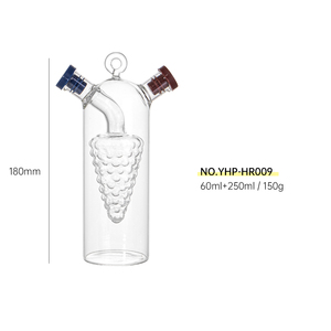 Juego <span class=keywords><strong>de</strong></span> Regalo JINGHUANG, Diseño <span class=keywords><strong>de</strong></span> Almacenamiento Múltiple, Botella <span class=keywords><strong>de</strong></span> Vidrio con Dos Boquillas <span class=keywords><strong>para</strong></span> Aceite <span class=keywords><strong>de</strong></span> Oliva, Vinagre, Salsas y Condimentos - Product Image 6