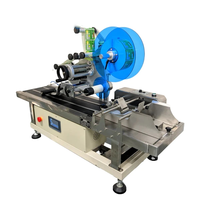 Machine d'étiquetage automatique électrique pour surfaces planes, pour bouteilles carrées et plates