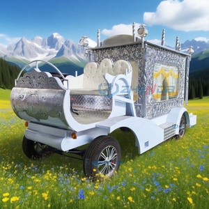 Premium Classic Horse Drawn Hearse Transport <b>Trailer</b> Funeral Hearse for Sale - Product Image 1