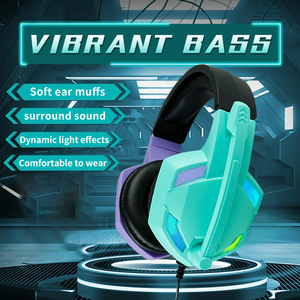 7.1 canaux Deep Bass Hifi filaire musique Gaming sur l'oreille et sur l'oreille écouteurs casque de jeu Auriculares - Product Image 2
