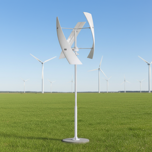 Sistema Eólico de Eje Vertical de 5kw, Generador de Energía Eólica Solar Híbrido para Uso Doméstico en Venta - Product Image 4