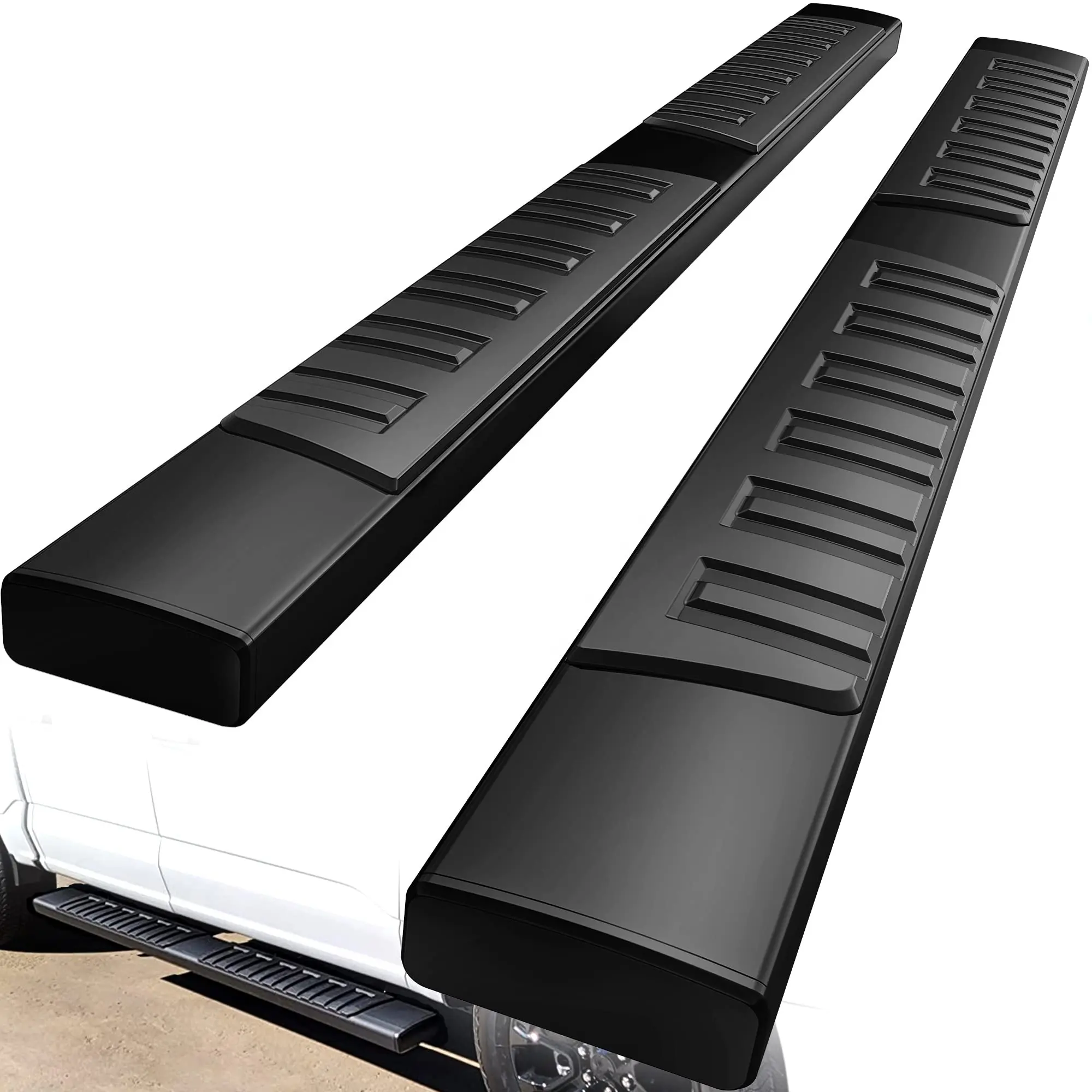 6 Inch Treeplanken Compatibel Met 2009- 2014 Ford F150 Super Crew Cabine Aluminium Zijopstap Nerf Bar