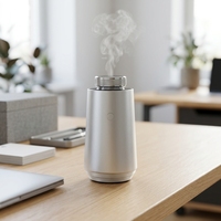 Diffuseur d'arômes intelligent IoT sans eau, rechargeable par USB-C, avec lumière d'ambiance colorée, portable pour voiture et maison, vente en gros usine