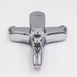 Phụ kiện phòng tắm gắn tường mới bằng kẽm, vòi sen trộn nước nóng lạnh một tay cầm - Product Image 5