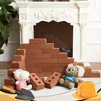 Grandes briques en mousse EVA pour enfants, blocs de construction souples en éponge, jouet de simulation de briques factices