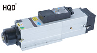 Nouveau moteur de broche ATC HQD à refroidissement par air 6KW ISO30 24000 tr/min pour machine de fraisage CNC GDL60-24Z/6.0 380V 4 phases avec variateur de fréquence