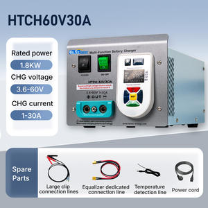 Caricabatterie Regolabile HeltecEnergy 60V <span class=keywords><strong>30A</strong></span>/125V 20A/125V <span class=keywords><strong>30A</strong></span> con Test di Temperatura e Capacità, Caricatore Intelligente per Batterie LFP e Li-ion - Product Image 6