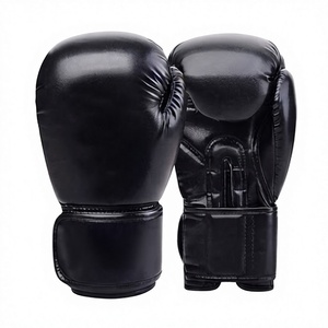 Gants de boxe noirs à doigts entiers, gants d'arts martiaux pour l'entraînement, gants de sac de frappe pour la pratique de la boxe - Product Image 2